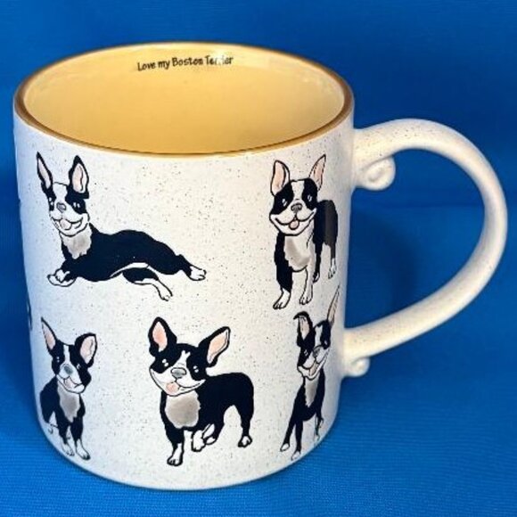 NEW HUGE LOVE MY BOSTON TERRIER 21 OZ / 21 OUNCES MUG / CUP ABSOLUTELY GORGEOUS! - Picture 3 of 16